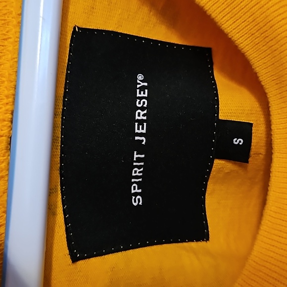 Spirit Jersey Street Wear Long Sleeve Rockefeller Puffy Print Shirt NWT - Picture 5 of 8